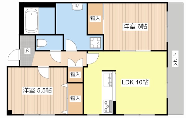 ウエストヴィレッジⅠの物件間取画像